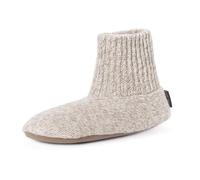 MUK LUKS Men's Morty Ragg Wool Slipper, Light Brown, Medium UK