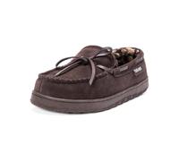MUK LUKS Men's Paul Slipper, Chocolate, 8 UK