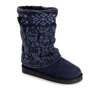 MUK LUKS Women's Cheryl Boot Ankle, Navy, 3 UK