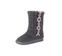 MUK LUKS Women's Cheryl Boot, Grey, 7 UK