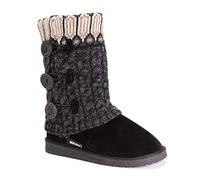 MUK LUKS Women's Cheryl Boots Fashion, Ebony, 8 UK