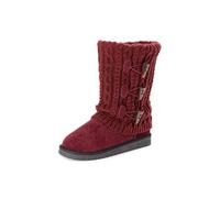 MUK LUKS Women's Cheryl Fashion Boots, Burgundy, 4 UK