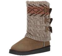 MUK LUKS Women's Cheryl Fashion Boots, Oatmeal, 6 UK