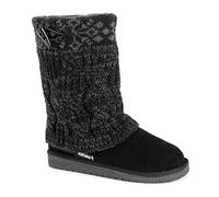 MUK LUKS Women's Cheryl Mid Calf Boot, Black, 5 UK