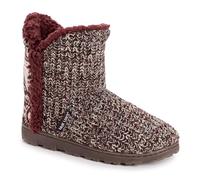 MUK LUKS Women's Cheyenne Fashion Boot, Multi/Dark Red, Large UK