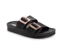 MUK LUKS Women's Grand Cayman Sandal, Black, 5 UK