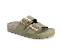 MUK LUKS Women's Grand Cayman Sandal, Light Olive, 5 UK