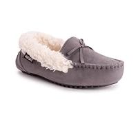 MUK LUKS Women's Jaylah Slipper, Light Grey, 5 UK