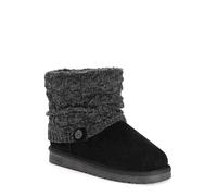 MUK LUKS Women's Laurel Boots, Black Heather, 8 UK