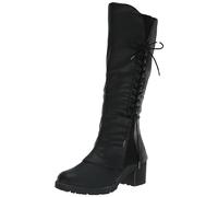 MUK LUKS Women's Lucy Lonnie Fashion Boot, Black, 4.5 UK