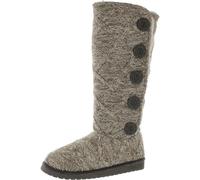MUK LUKS Women's Malena Boots, Stone Lattice, 5 UK