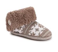 MUK LUKS Women's Melinda Cuff Boot, Ghost, X-Large