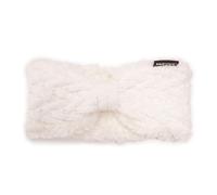 MUK LUKS Women's Standard Butterfly Brushed Poly Cable Headband, Ivory