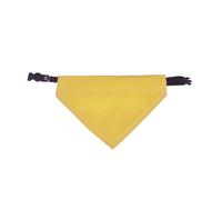 Muka Cotton Dog Bandana Solid Color Pet Collar Scarf, Multi-size-Yellow-M