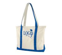 Muka Personalized Embroidered Color Accent Tote Bag with Initial/Name/Logo
