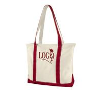 Muka Personalized Embroidered Color Accent Tote Bag with Initial/Name/Logo