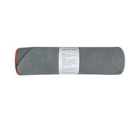 Muka Yoga Mat Towel with Grip Dot Non-Slip, Sweat Absorbent Towel for Hot Yoga Pilates Fitness 72x24 Inch - Grey