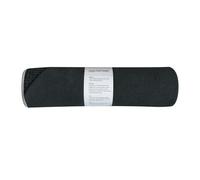 Muka Yoga Mat Towel with Grip Dot Non-Slip, Sweat Absorbent Towel for Hot Yoga Pilates Fitness 72x24 Inch - Black