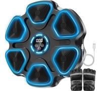 Mukaddar Music Boxing Machine, Large Size Music Punching Machine for Adults Kids, Interactive Boxing Target Wall Mounted with Gloves, Gift for Men and Kid