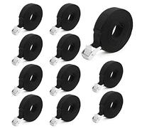 MUKCHAP 12 Pack 1m x 25mm Tie Down Lashing Straps, Heavy Duty Tensioning Belts Cam Buckle Tie Down Straps for Motorcycle, Cargo, Trailer, Trucks, Kayak, Boat, Luggage, Black