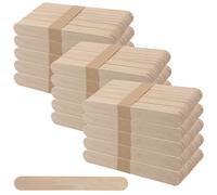 MUKCHAP 1500 PCS 150 x 18 x 1.6mm Jumbo Wooden Lollipop Sticks, Wooden Craft Lolly Sticks, Natural Wood Popsicle Ice Cream Sticks for Crafts