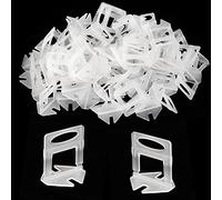 MUKCHAP 400 PCS 1mm Tile Leveling System Spacer Clips, Tiles Leveler Spacers for Ceramic Tile and Stone Installation