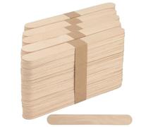 MUKCHAP 500 PCS 150 x 18 x 1.6mm Wooden Lollipop Sticks, Natural Wood Lolly Popsicle Sticks, Wooden Craft Ice Cream Stick for Crafts, Ice Cream Making