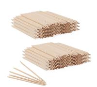 MUKCHAP 600 PCS Orange Wood Nail Sticks, Multi Functional Wooden Manicure Sticks, Double Sided Wooden Cuticle Pusher for Nail Manicure Pedicure