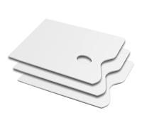 MUKLEI 3 PCS Oil Paint Palette Paper, 36 Sheet Artist Palette Paper Pad, Tear Off Palette with Thumb Hole Painting Palette Pad for Oil Paint, Watercolour, Acrylics Mixing