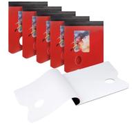 MUKLEI 6 PCS Oil Paint Palette Paper, 36 Sheet Artist Palette Paper Pad, Tear Off Palette with Thumb Hole Painting Palette Pad for Oil Paint, Watercolour, Acrylics Mixing