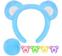 MUKOSEL Women's Mk-bearearshat4 Bear Ears and Tail (pack of 2)