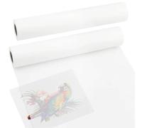 MUKSUET 2 PCS White Tracing Paper Roll for Sewing 31cm x 46m, White Trace Paper for Sketching & Tracing Paper for Crafts, Drawing, Sewing Pattern, Dressmaking, Translucent