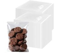MUKSUET 2000 PCS Clear Self Adhesive Bags, 4.7x5.5 Inch Self Seal Cellophane Bags, Clear Plastic Sweet Display Bag for DIY Crafts, Cookies, Jewelry Storage