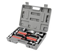 MUKSUET 7PCS Professional Auto Body Repair Kit with Storage Case, | Panel Beating Tools, Hammers Set for Car Dent Removal