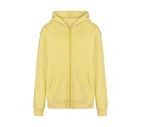 Mukua Byron Kids Zip Up Hoodie, Summer Yellow, Size 5/6