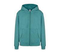 Mukua Byron Kids Zip Up Hoodie Teal, Size 5/6