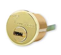 Mul-T-Lock Junior Rim & Mortise Cylinder - 2 Keys, High Security, Brass