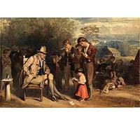 mul Village Schoolmaster Web Art Poster Print A4