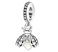 MULA 925 Sterling Silver Charms for Bracelets and Necklaces Airplane Passport Dangle Pendants Beads Butterfly Dragonfly Charms Jewelry for Women