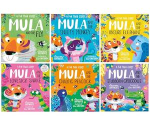 Mula and the Fly: A Fun Yoga Stories by Lauren Hoffmeier 6 Books Collection Set (Mula and The: Fly, Snooty Monkey, Unsure Elephant, Lovesick Snake, Chaotic Peacock & Stubborn Crocodile)