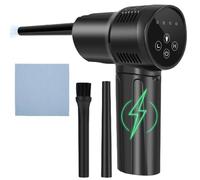 MULAIDI Powerful Air Duster For Deep Cleaning CompressedAir Blower For Computer Laptop Camera USB Rechargeable Portable Usb Compressed Air Blower More Improvement Fewer Screw Holes Dust Blowing Guns