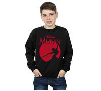 Mulan Dragon Silhouette Sweatshirt Disney Black 9 Years