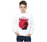 Mulan Dragon Silhouette Sweatshirt Disney White 12-13 Years