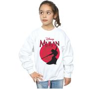 Mulan Dragon Silhouette Sweatshirt Disney White 12-13 Years