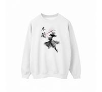 Mulan Men's Sword Jump Movie Sweatshirt in White | Size: 3XL Mulan White 3XL
