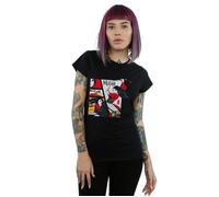 Mulan Movie Comic Style Cotton T-Shirt Disney Black M
