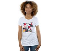 Mulan Movie Comic Style Cotton T-Shirt Disney White XXL