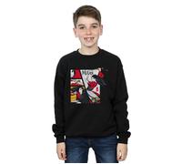 Mulan Movie Comic Style Sweatshirt Disney Black 3-4 Years