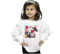Mulan Movie Comic Style Sweatshirt Disney White 12-13 Years