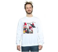 Mulan Movie Comic Style Sweatshirt Disney White L
